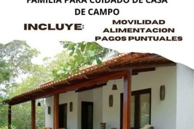 SE BUSCA PERSONA SOLA O CON PAREJA PARA CUIDAR CASA POR MOTIVOS DE VIAJE | EMPLEOS 2026